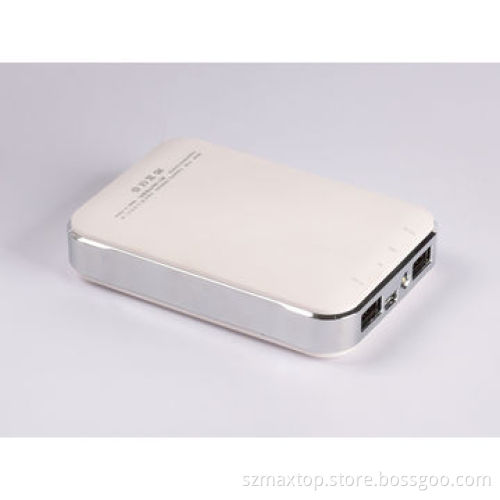 Portable mobile phone power bank, 10400mAh (2600x4) rubber oil, with LED light, CE, FCC, RoHS